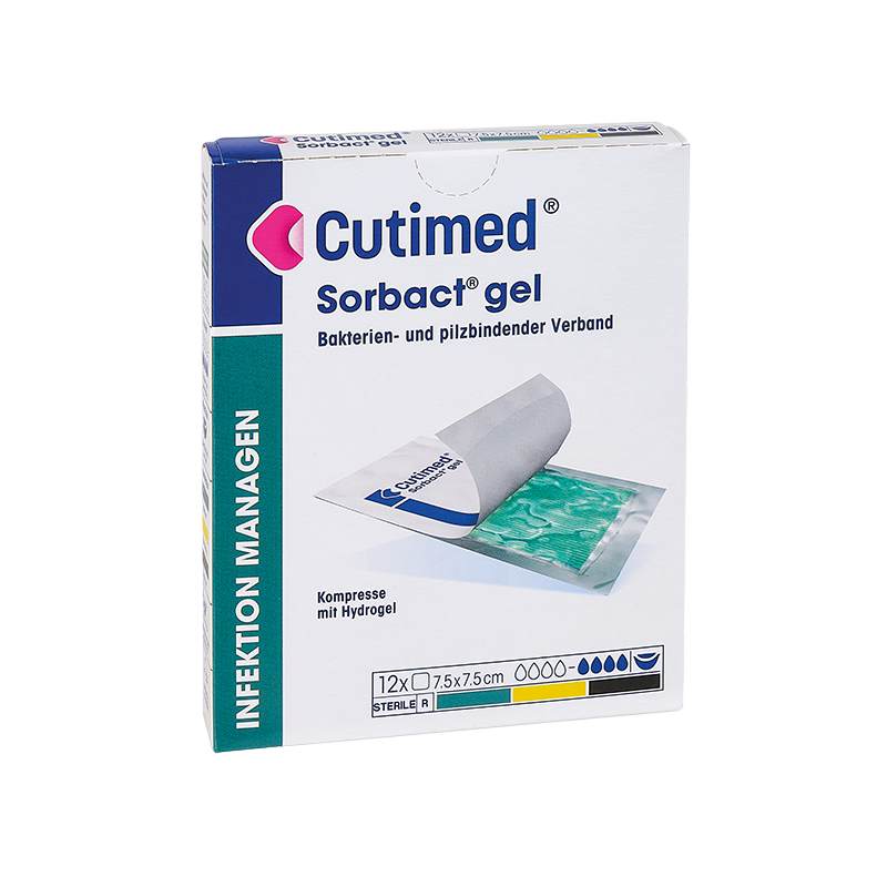 CUTIMED SORBACT GEL 7.5CM x 7.5CM